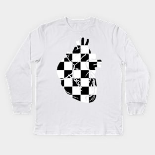 I Heart Chess Kids Long Sleeve T-Shirt